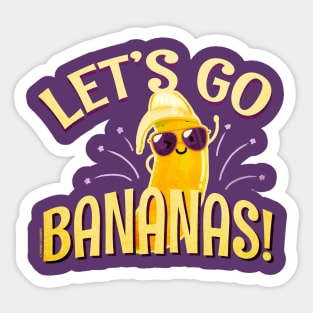 Let's Go Bananas! Sticker